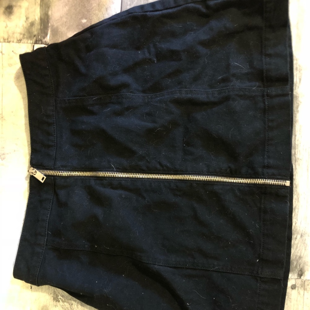 Black high waisted skirt